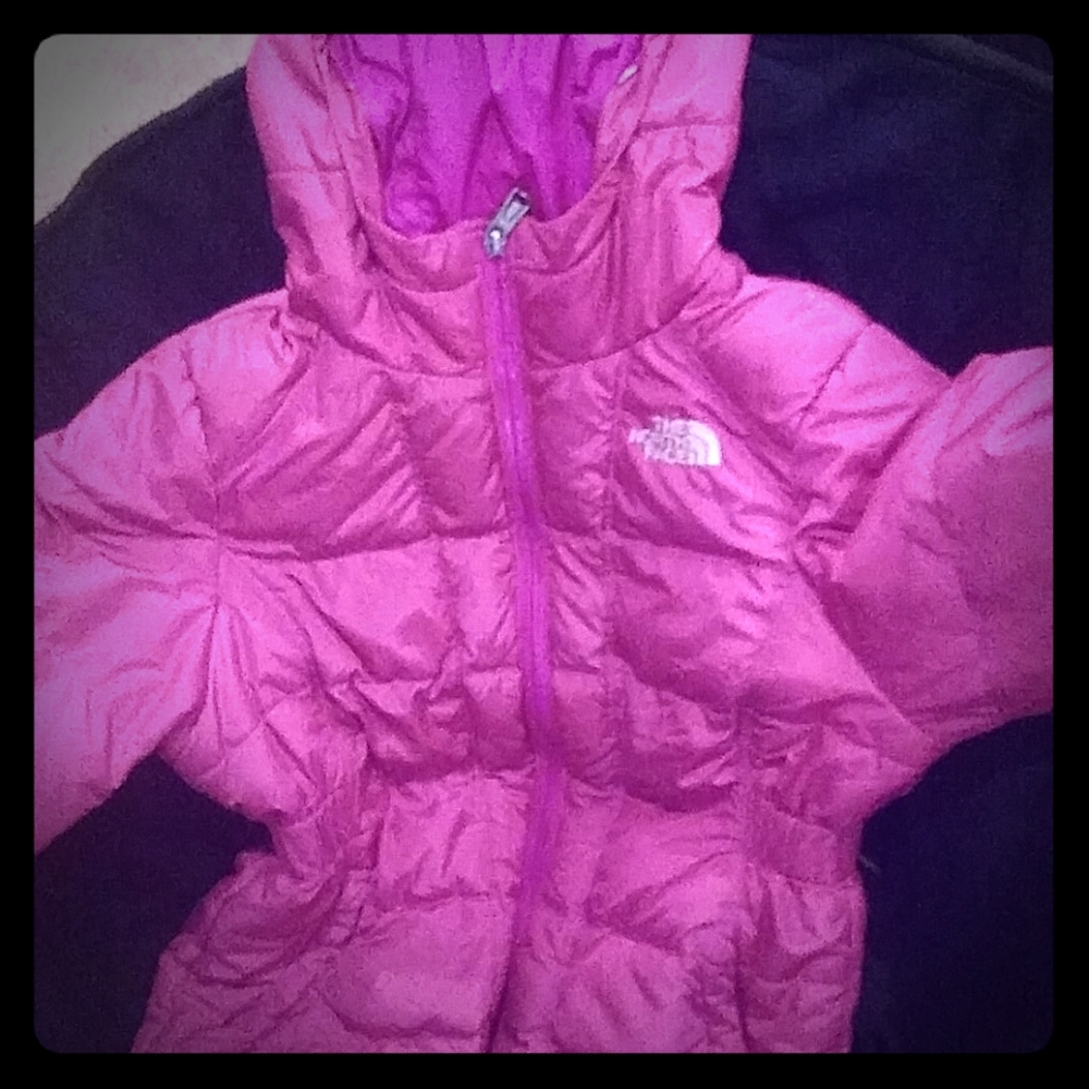 Girls North face winter jacket